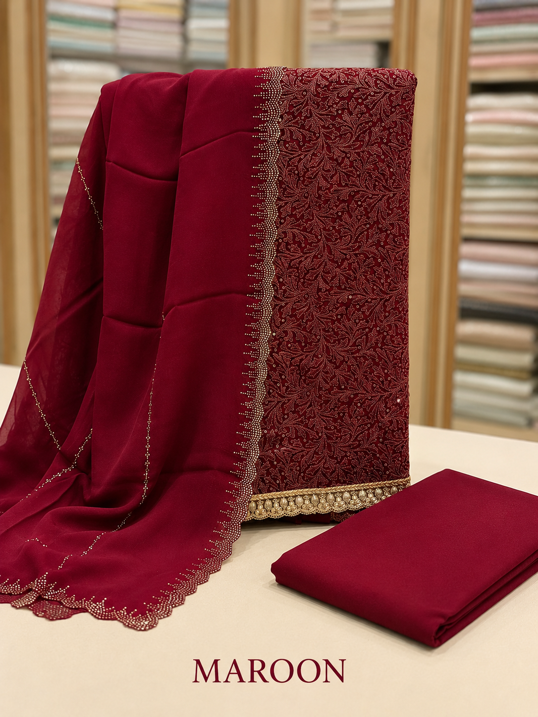 Thread Work Georgette Suit Set