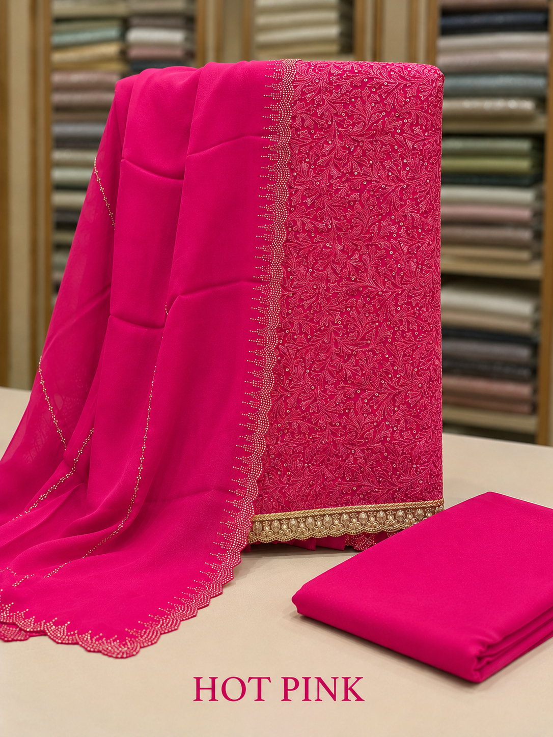 Thread Work Georgette Suit Set