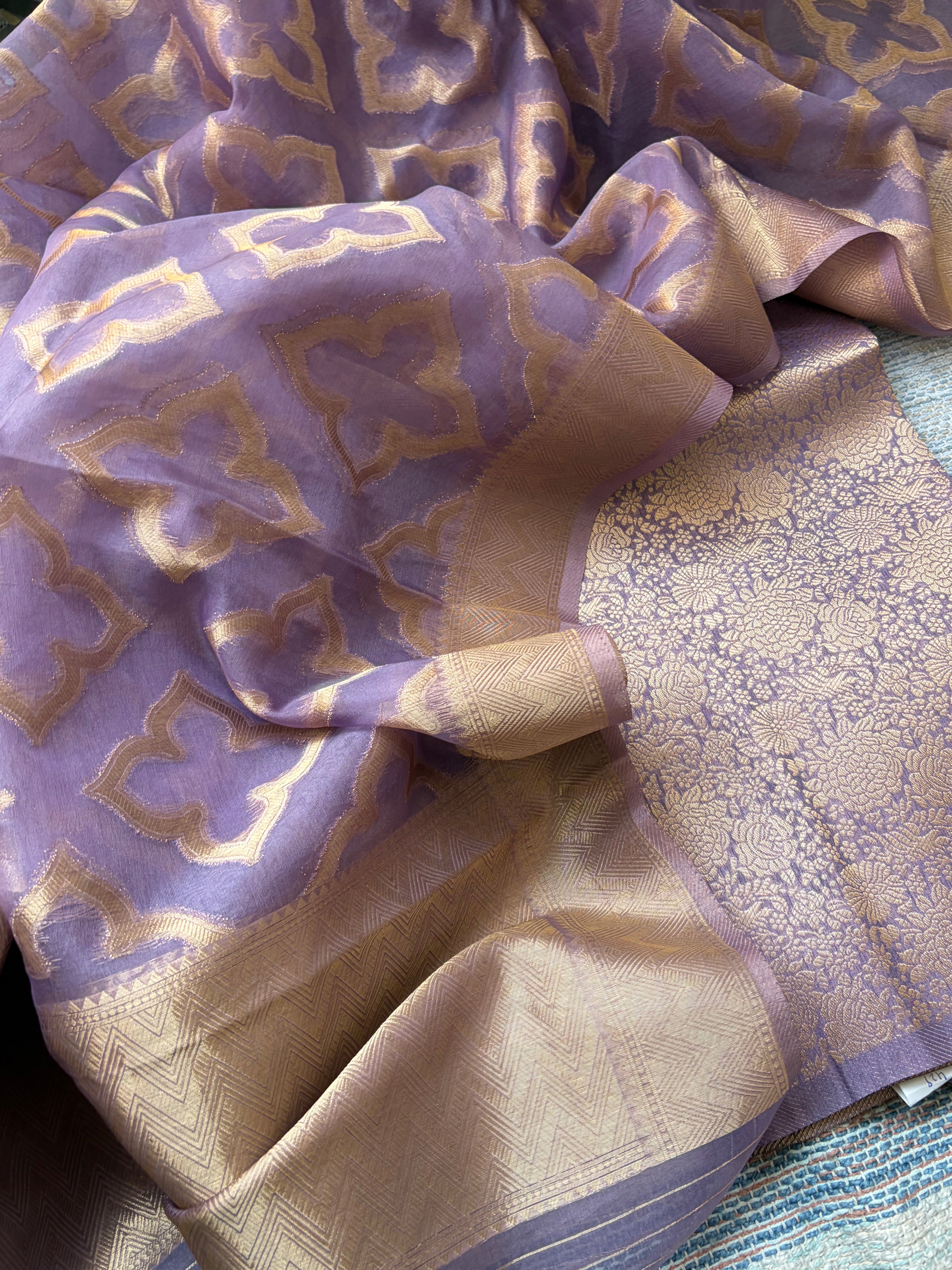 Pure Brocade Banarasi Unstitched Suit Set