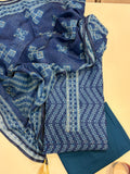 Maheshwari Kantha Heritage Suit Set