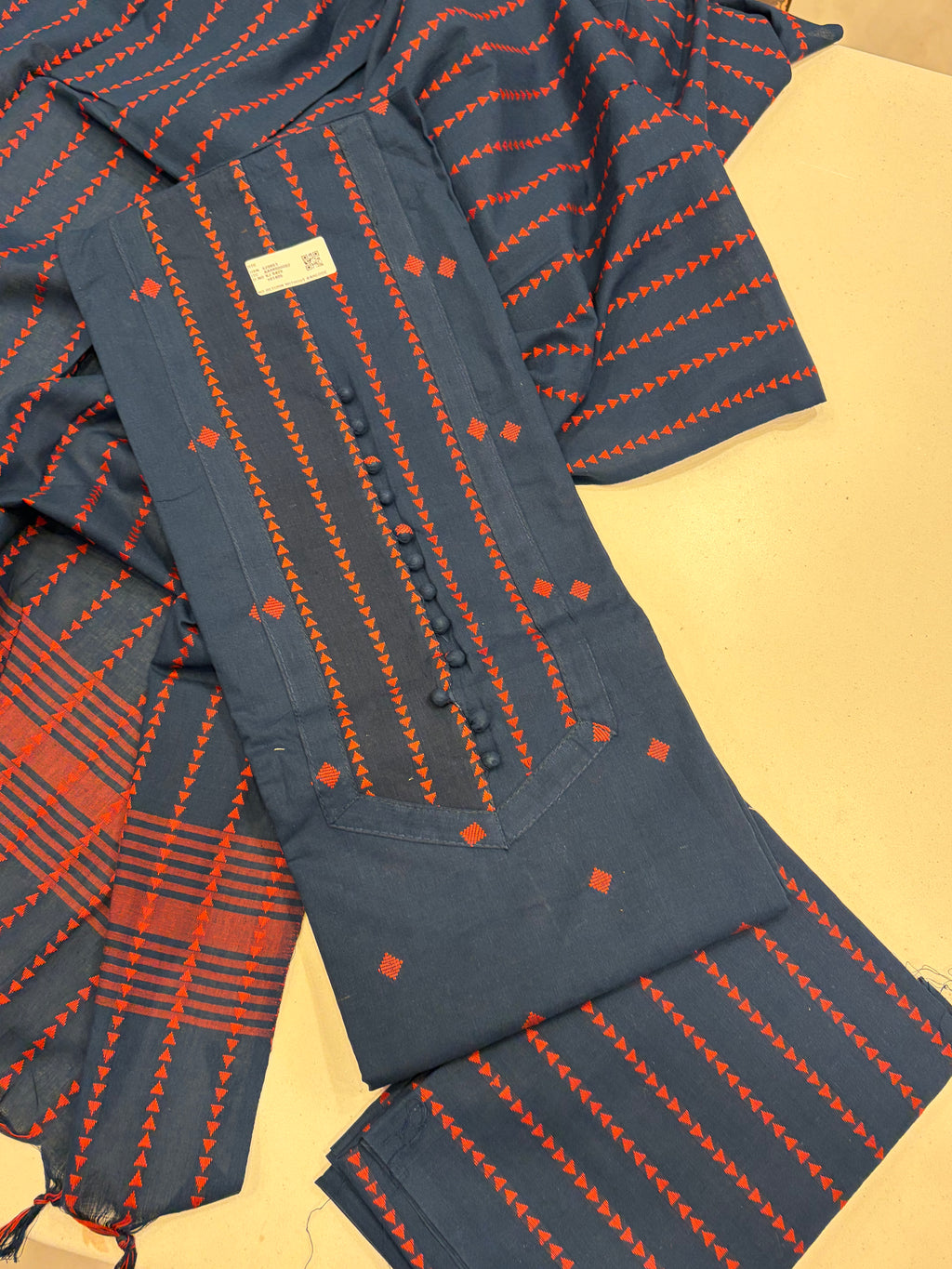 Pure Cotton Office Elegance Suit Set – Soft Comfort for Everyday Style