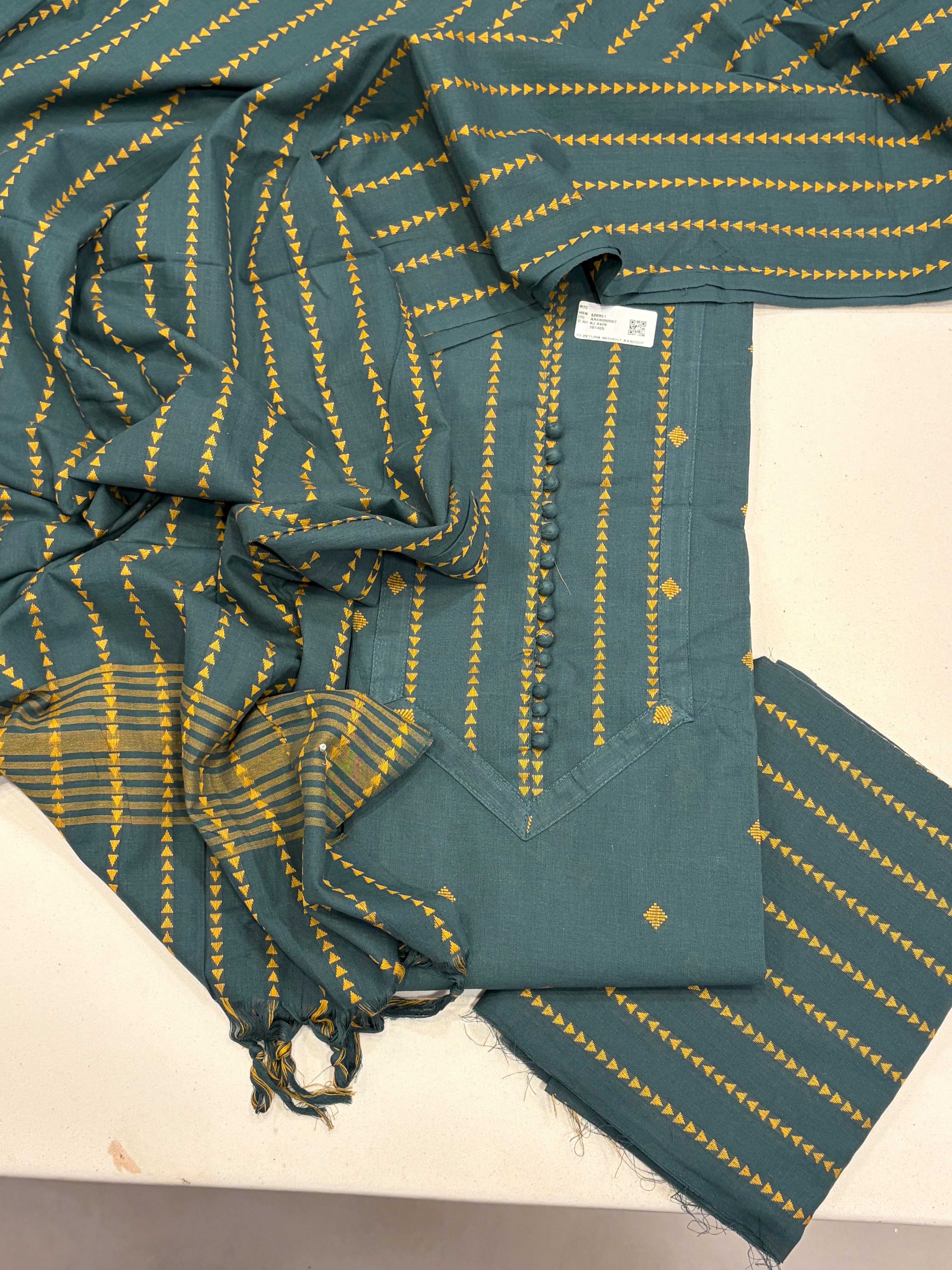 Pure Cotton Office Elegance Suit Set – Soft Comfort for Everyday Style