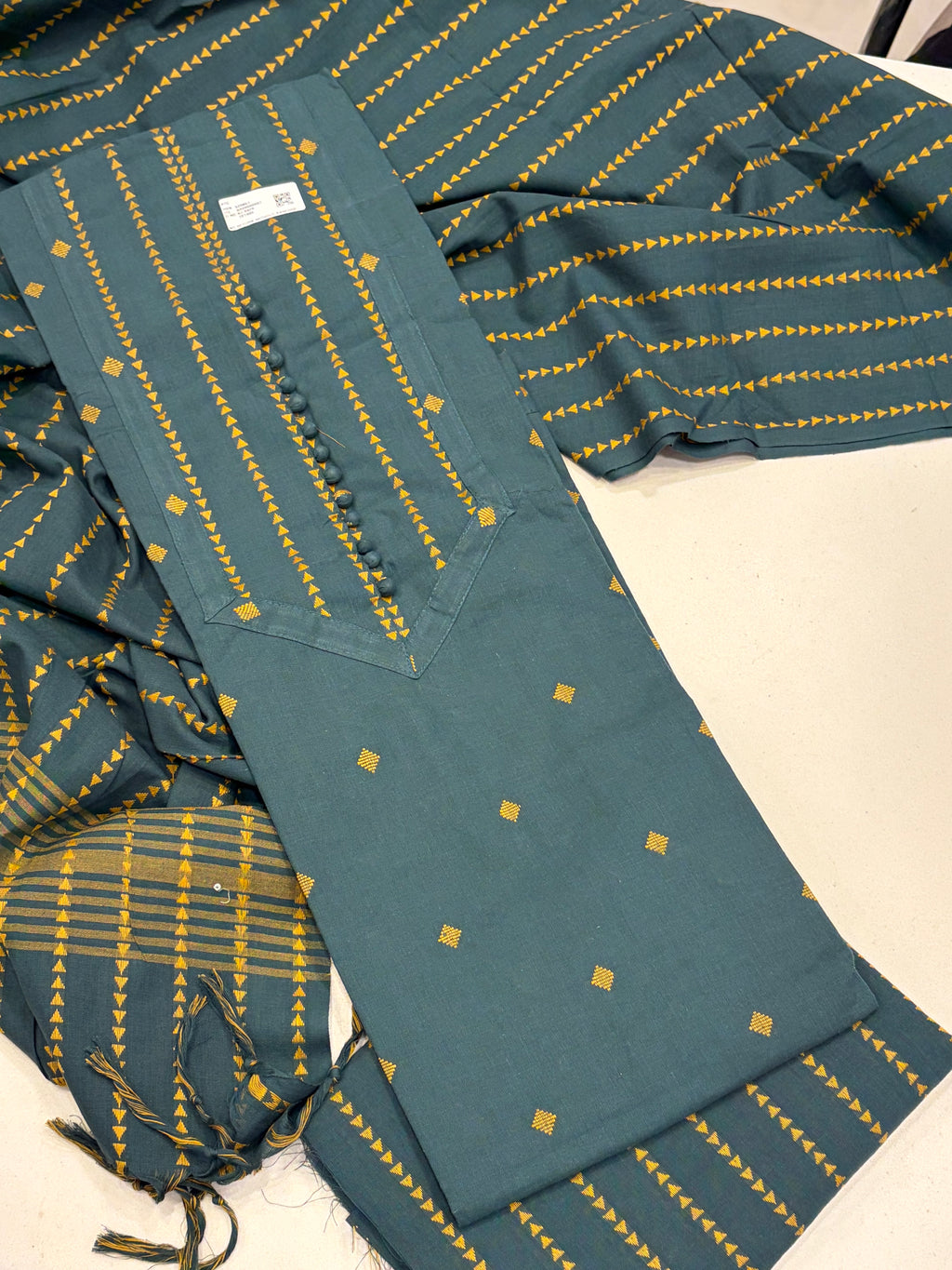 Pure Cotton Office Elegance Suit Set – Soft Comfort for Everyday Style