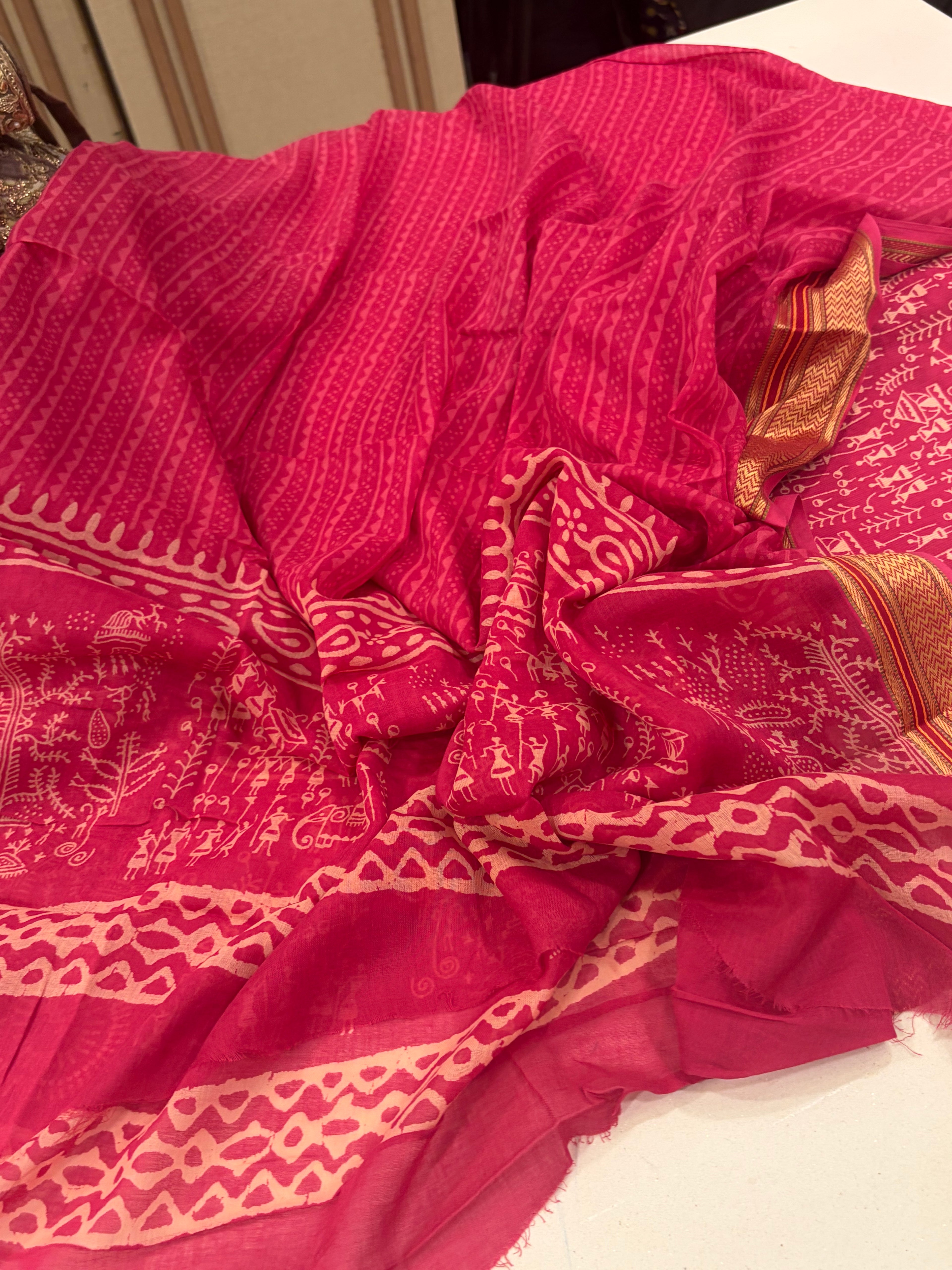 Pure Cotton Worli Print Suit Set