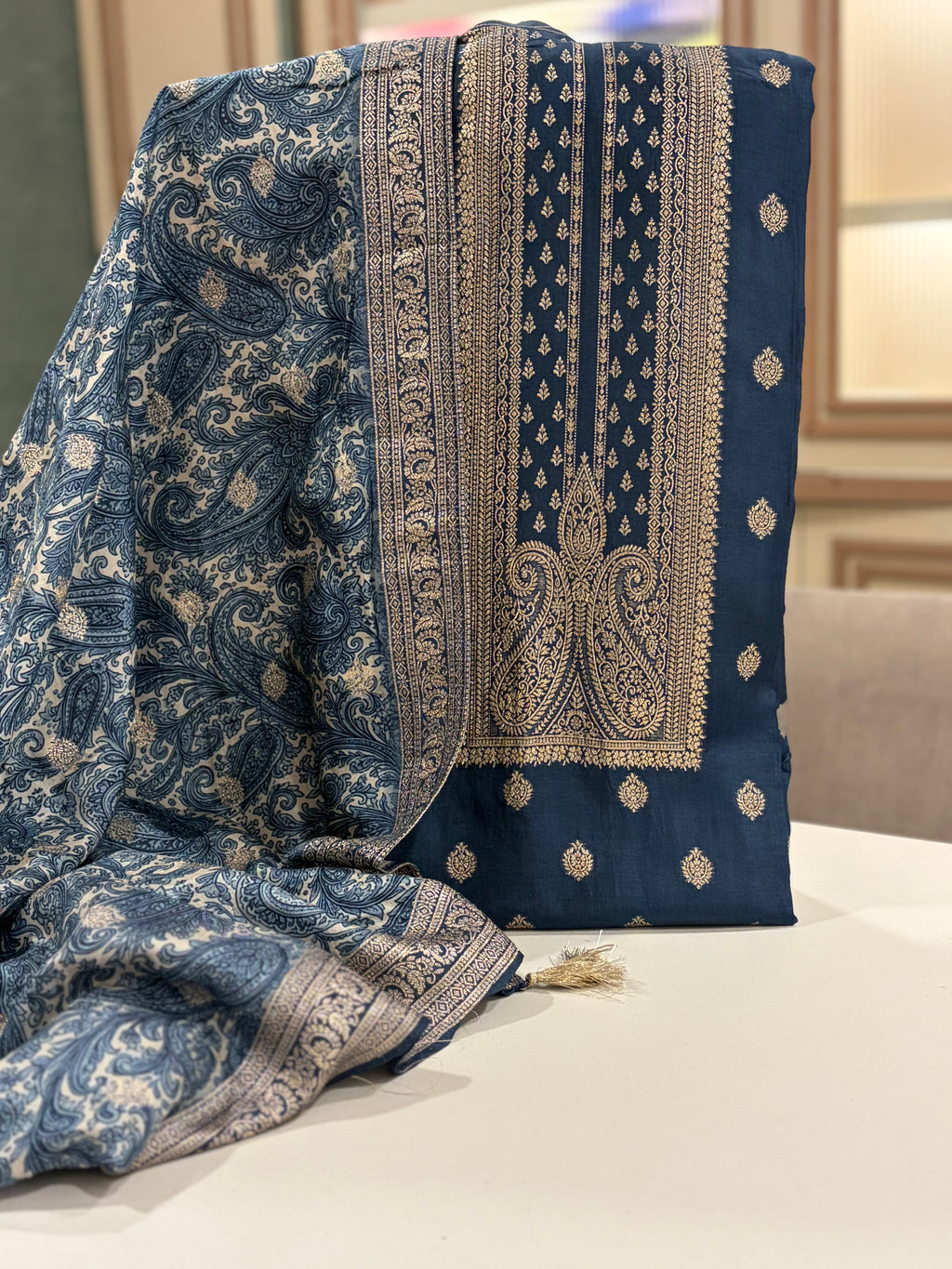 Royal Banarasi Crepe Silk Suit Sets