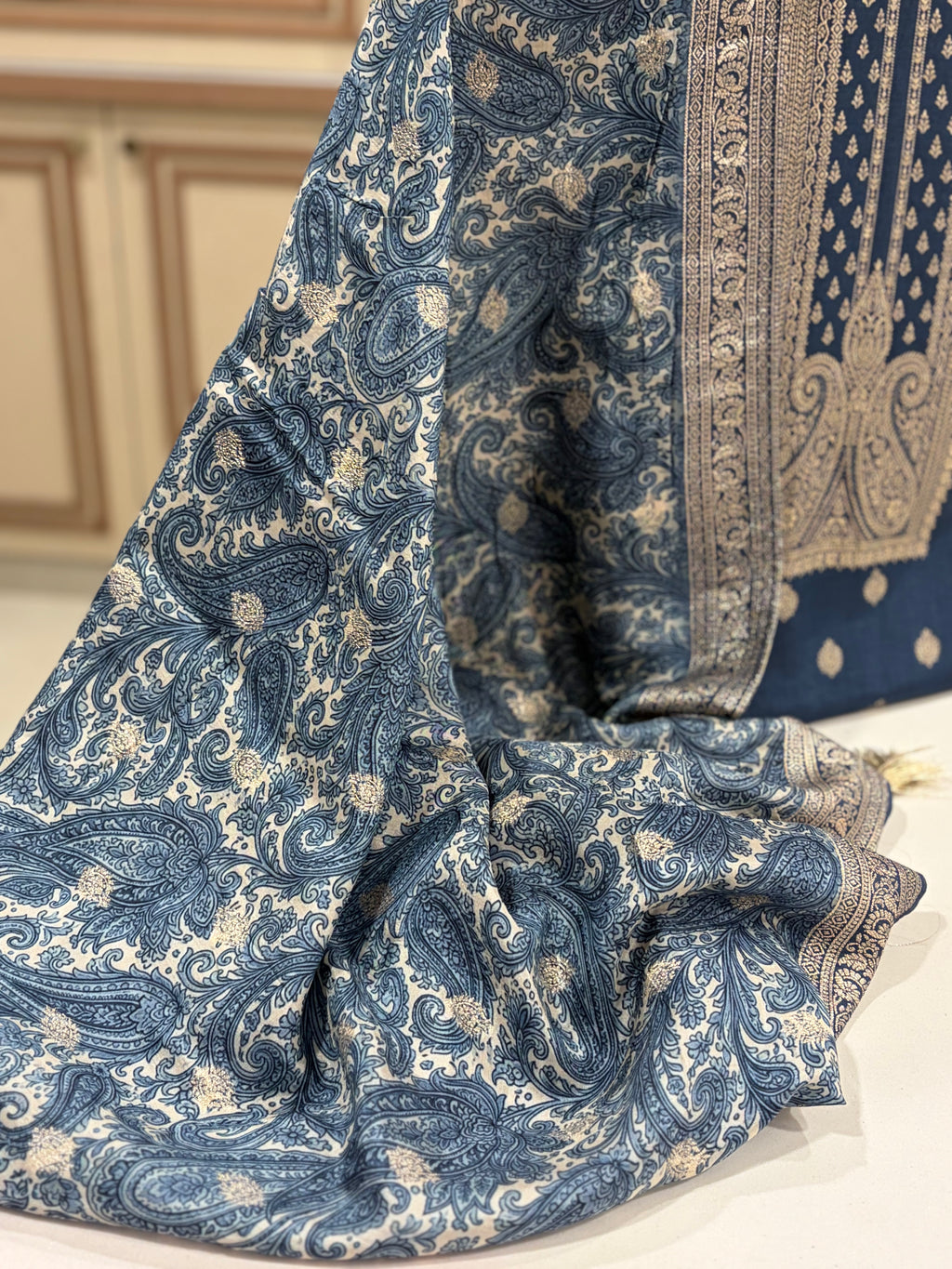 Royal Banarasi Crepe Silk Suit Sets