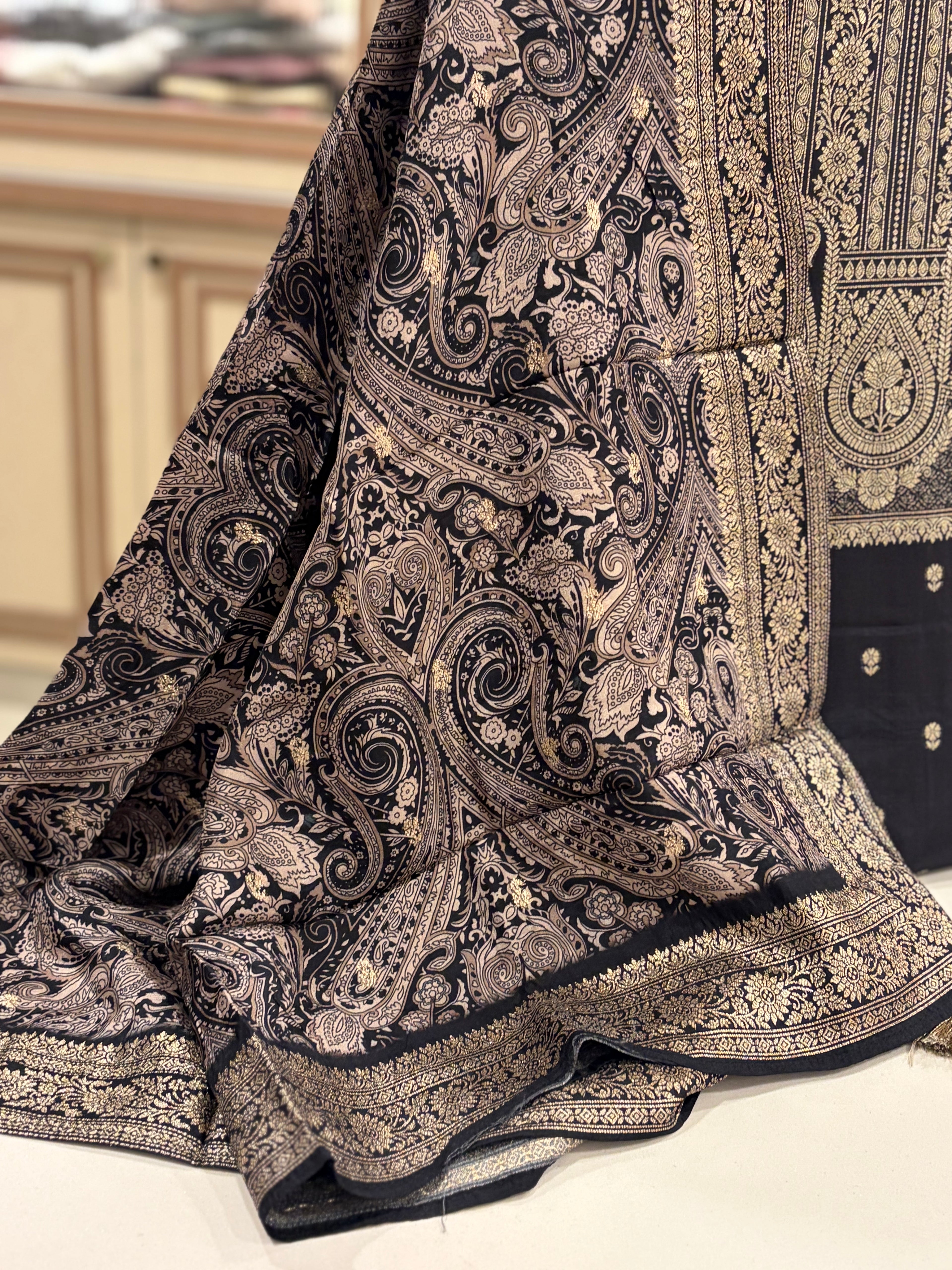 Royal Banarasi Crepe Silk Suit Sets