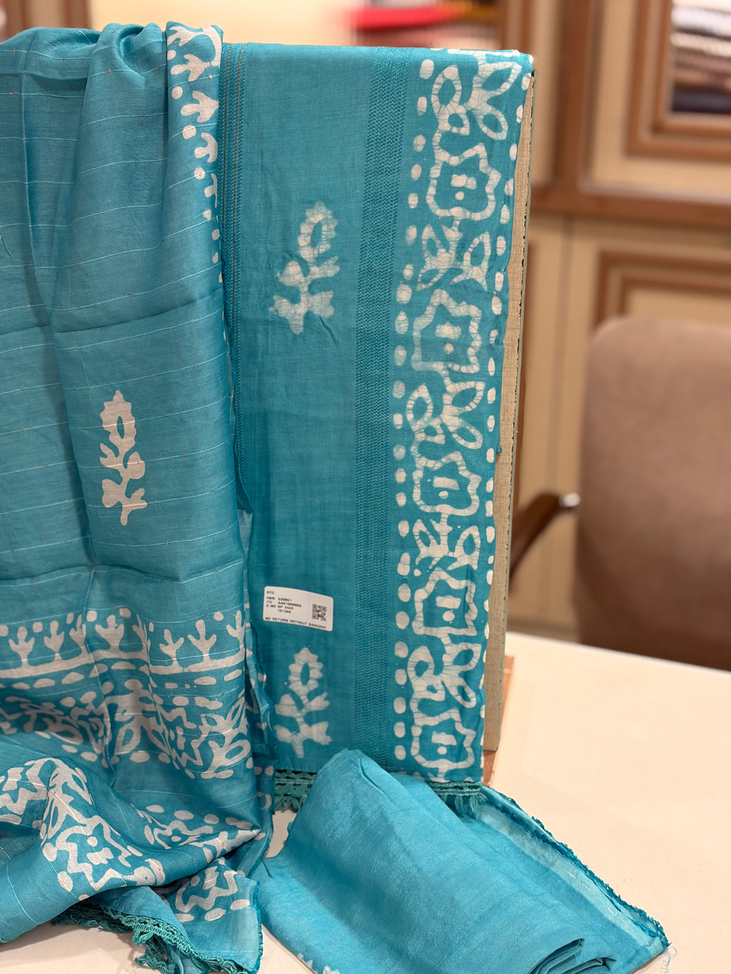 Soft Muslin Festive Unstitched Suit Set