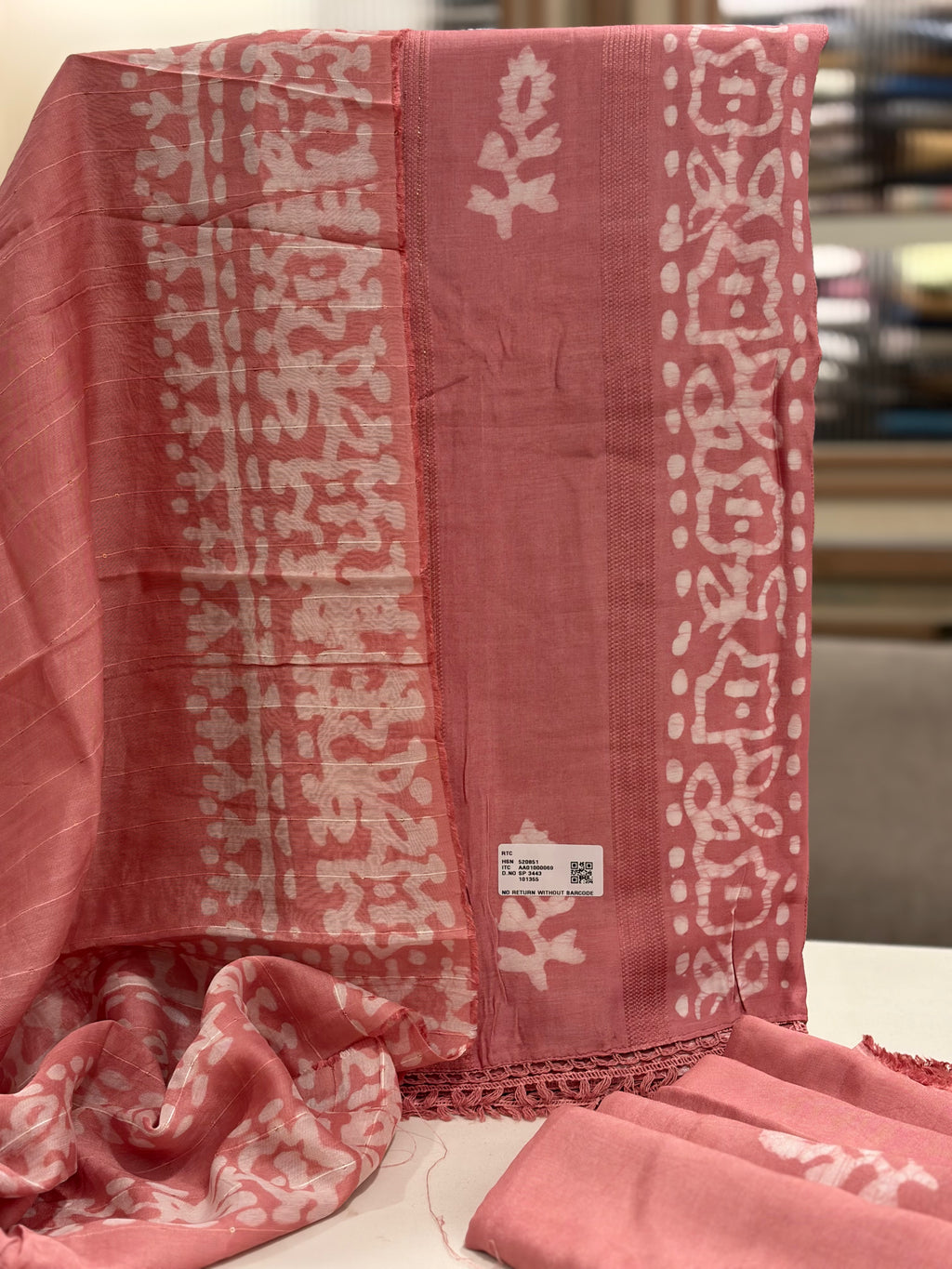 Soft Muslin Festive Unstitched Suit Set