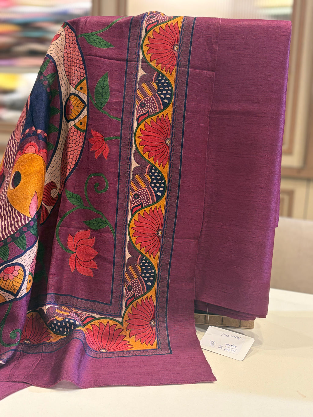 Premium Mulberry Silk Suit with Kalamkari Silk Dupatta