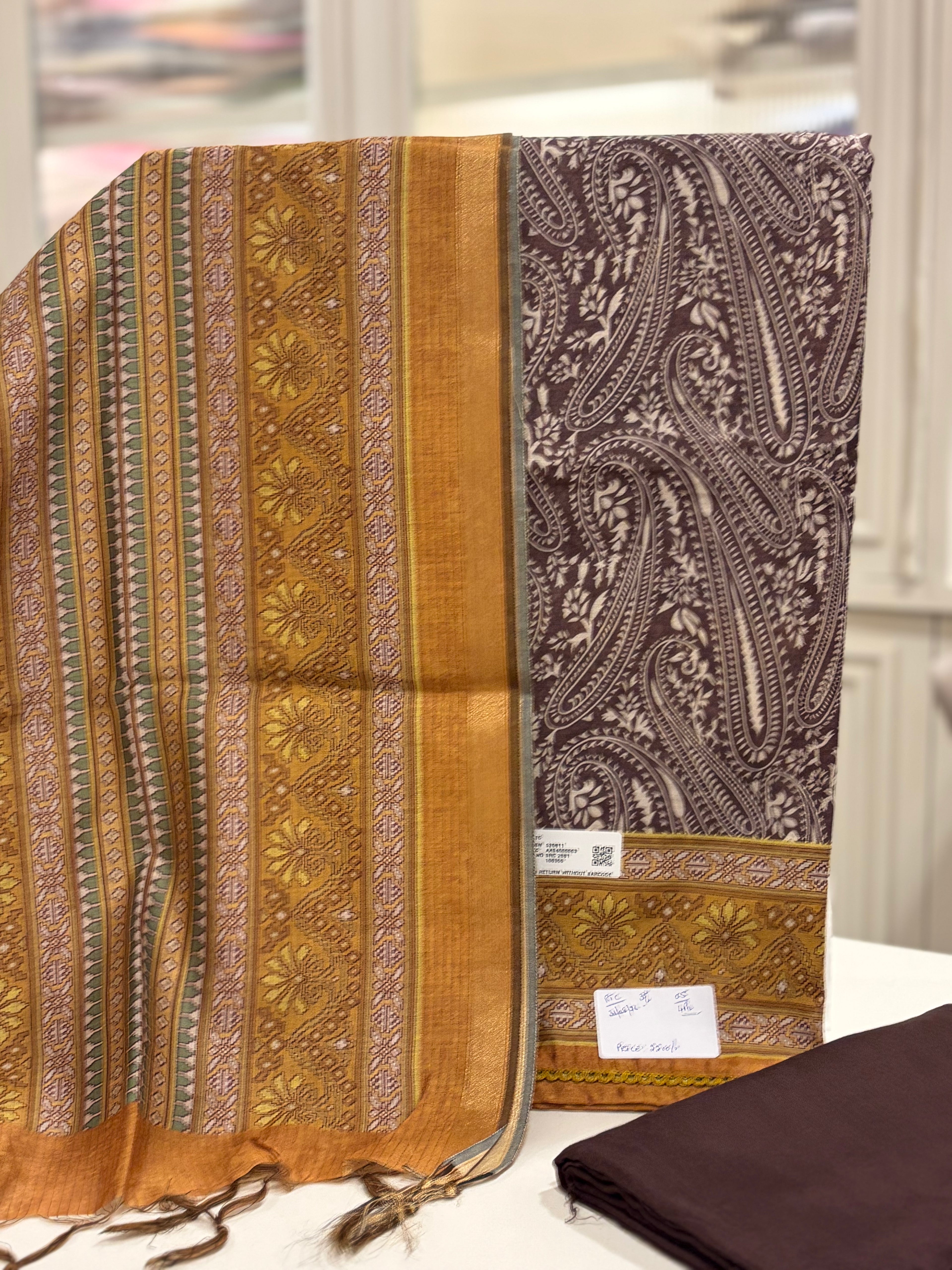 Softest Maheshwari Unstitched Suit Collection ✨