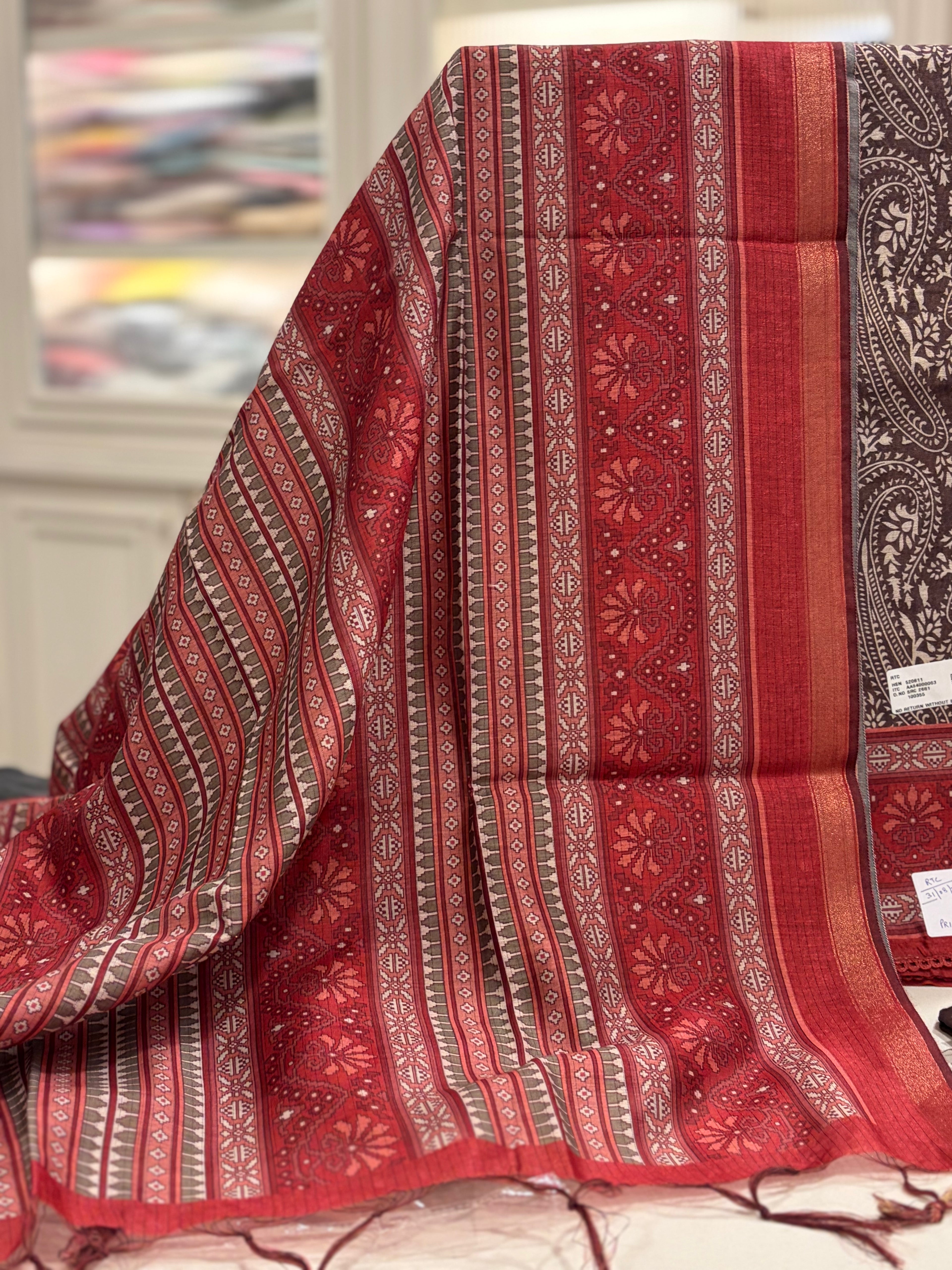 Softest Maheshwari Unstitched Suit Collection ✨