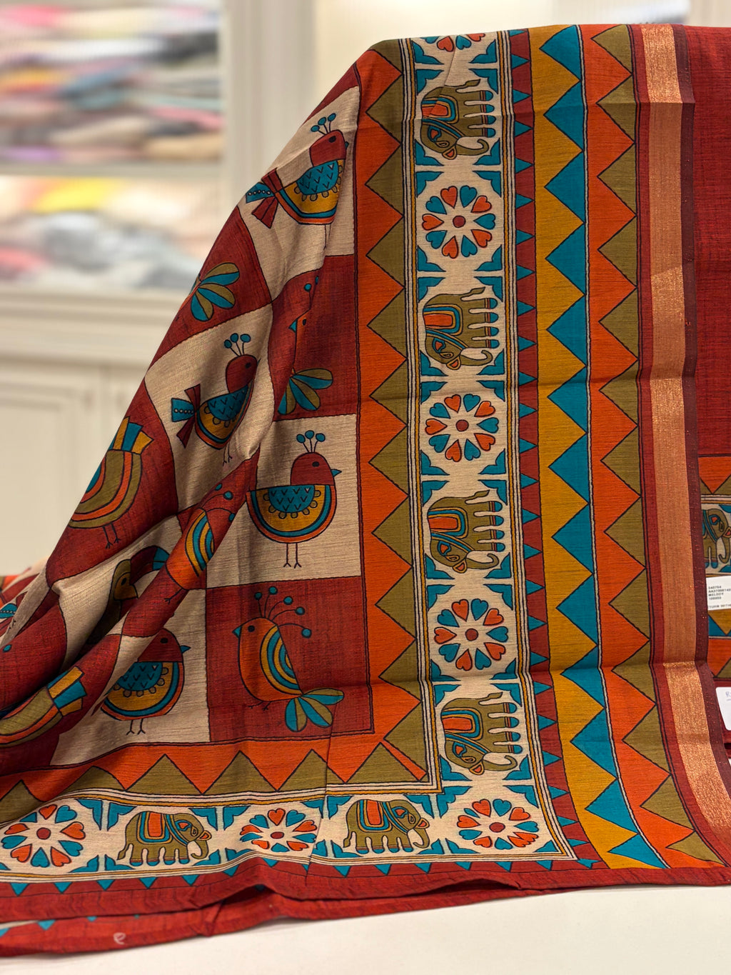Pure Maheshwari Handcrafted Unstitched Suit ✨