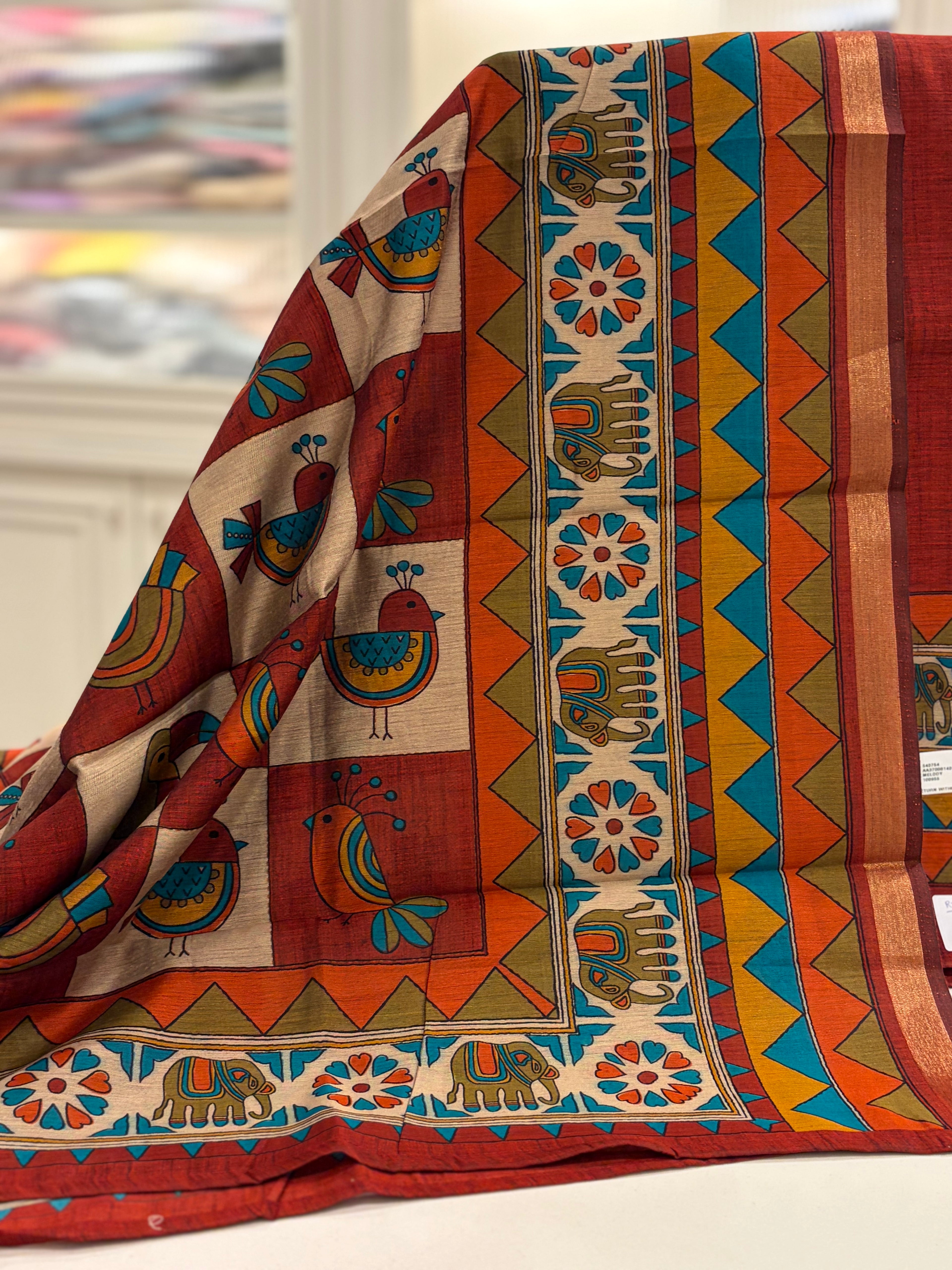 Pure Maheshwari Handcrafted Unstitched Suit ✨